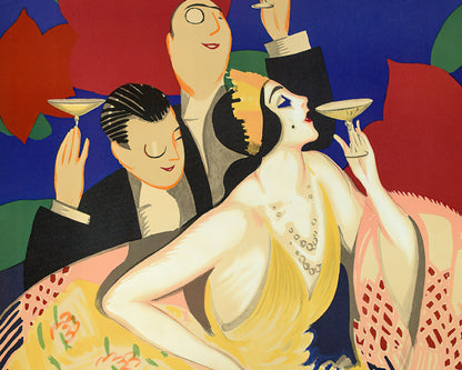 Achille Mauzan "Champagne Duval Leroy" (c.1923) - Mabon Gallery