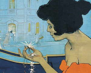 Adolfo Hohenstein "A. Calderoni Gioielliere" (c.1898) - Mabon Gallery