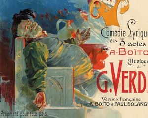 Adolfo Hohenstein "Falstaff" (c.1894) - Mabon Gallery