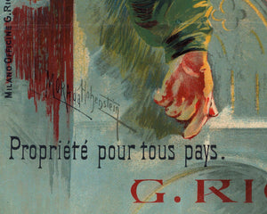 Adolfo Hohenstein "Falstaff" (c.1894) - Mabon Gallery