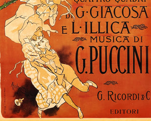 Adolfo Hohenstein "La bohème" (c.1895) - Mabon Gallery