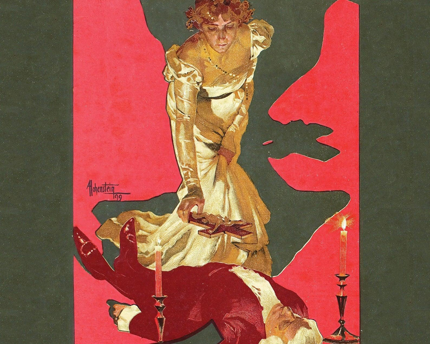 Adolfo Hohenstein "Tosca" (c.1899) - Mabon Gallery