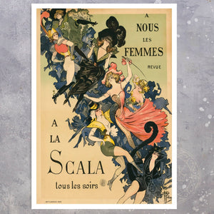 Albert Guillaume "A Nous Les Femmes Revue A La Scala" (c.1895) - Mabon Gallery