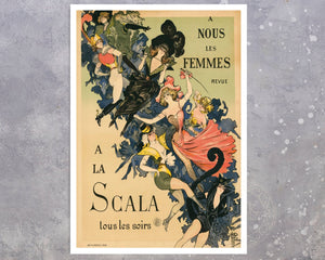 Albert Guillaume "A Nous Les Femmes Revue A La Scala" (c.1895) - Mabon Gallery