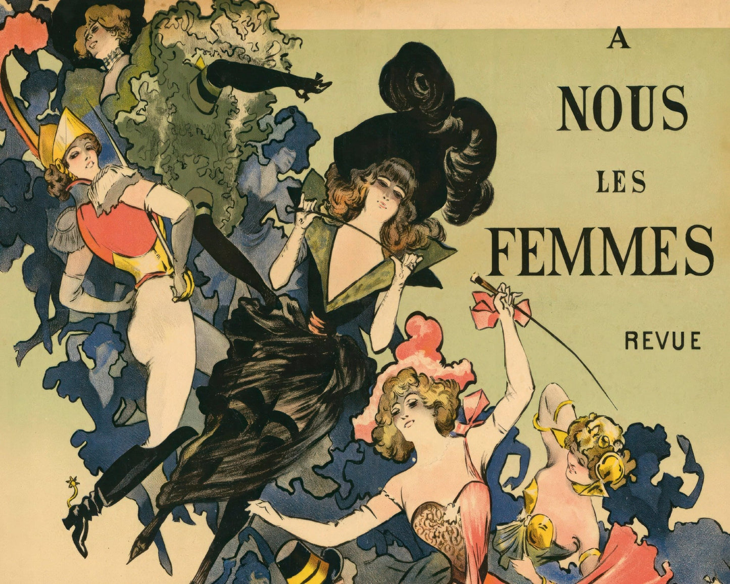 Albert Guillaume "A Nous Les Femmes Revue A La Scala" (c.1895) - Mabon Gallery