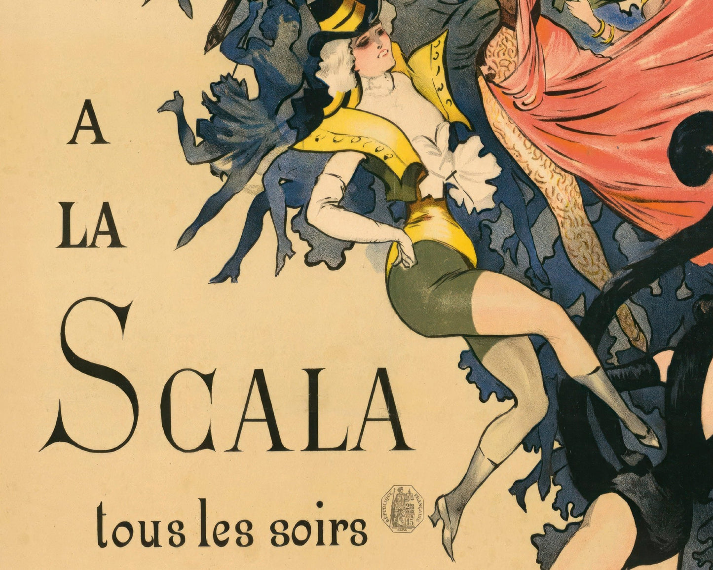 Albert Guillaume "A Nous Les Femmes Revue A La Scala" (c.1895) - Mabon Gallery