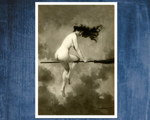 Albert Joseph Pénot "Départ pour le Sabbat" (c.1910) - Mabon Gallery