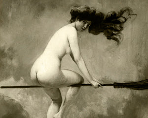 Albert Joseph Pénot "Départ pour le Sabbat" (c.1910) - Mabon Gallery