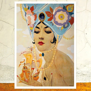 Alberto Vargas "Scheherazade" (c.1921) - Mabon Gallery