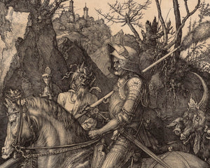 Albrecht Dürer "Knight, Death and The Devil" (c.1513) - Mabon Gallery