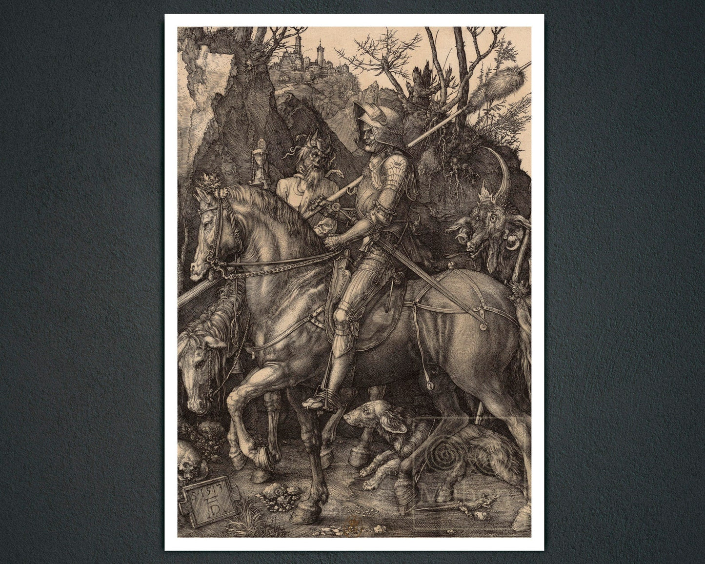 Albrecht Dürer "Knight, Death and The Devil" (c.1513) - Mabon Gallery