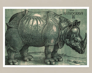 Albrecht Dürer "The Rhinoceros" (c.1515) - Mabon Gallery