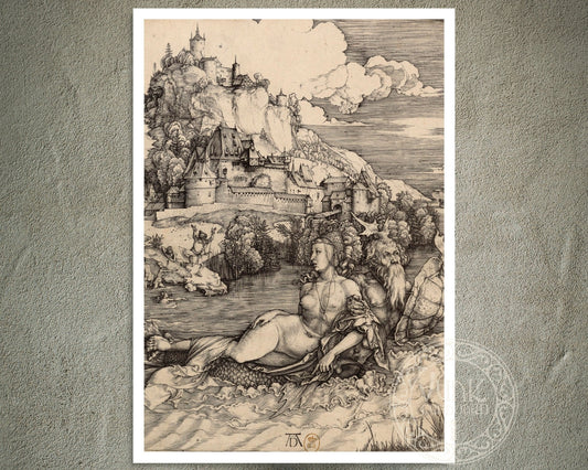 Albrecht Dürer "The Sea Monster" (c.1498) - Mabon Gallery