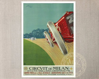 Aldo Mazza "Circuit de Milan" (c.1922) - Mabon Gallery