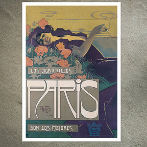 Aleardo Villa "Los Cigarillos Paris" (1901) - Mabon Gallery