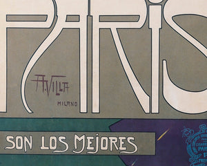 Aleardo Villa "Los Cigarillos Paris" (1901) - Mabon Gallery