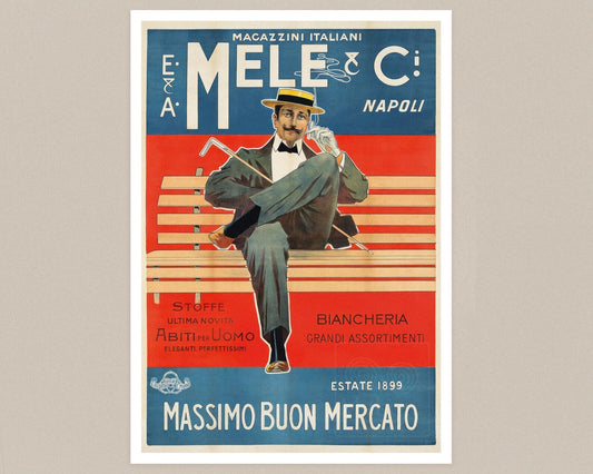 Aleardo Villa "Mele - Massimo Buon Mercato" (c.1899) - Mabon Gallery