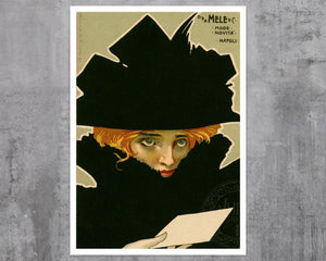 Aleardo Villa "Mele, Napoli" (c.1922) Vintage Tradecard - Mabon Gallery