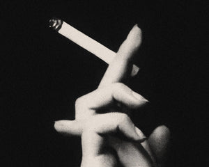 Alfred Cheney Johnston "Smoking" (c.1928) Vintage Photograph - Mabon Gallery