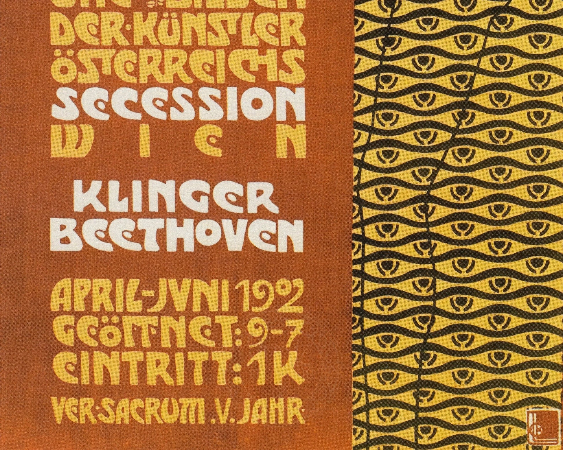Alfred Roller "14th Viennese Secession Exhibition Poster" (c.1902) - Mabon Gallery
