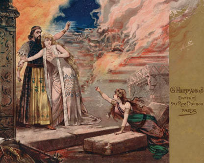 Alfredo Edel "Le Mage" (c.1891) Jules Massenet Opera Poster - Mabon Gallery