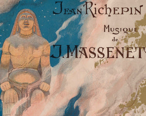 Alfredo Edel "Le Mage" (c.1891) Jules Massenet Opera Poster - Mabon Gallery