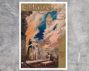 Alfredo Edel "Le Mage" (c.1891) Jules Massenet Opera Poster - Mabon Gallery