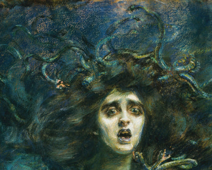 Alice Pike Barney "Medusa" (c.1892) - Mabon Gallery