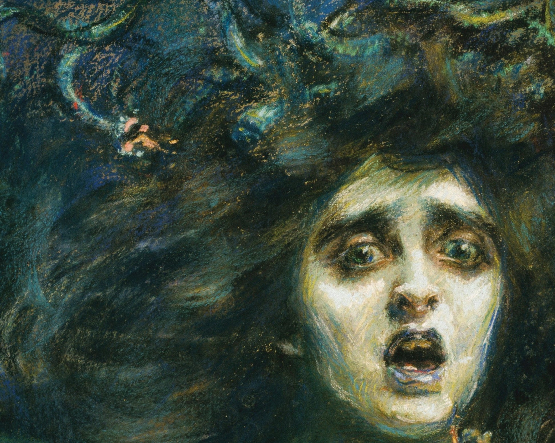 Alice Pike Barney "Medusa" (c.1892) - Mabon Gallery