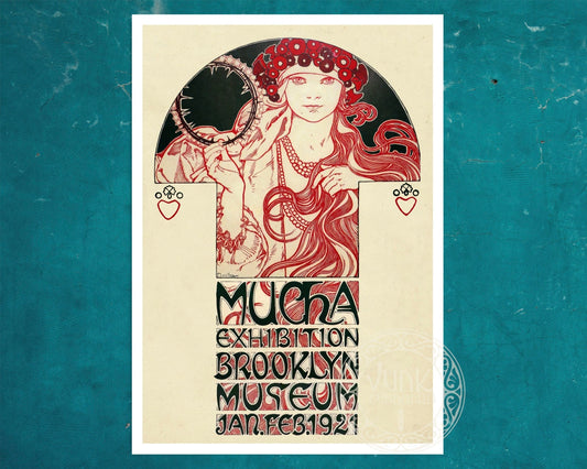 Alphonse Mucha "Brooklyn Exhibition Poster" (c.1921) - Mabon Gallery