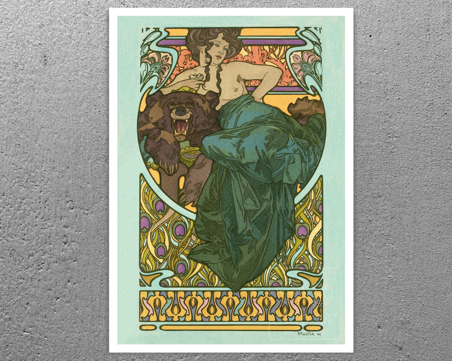Alphonse Mucha "Documents Decoratifs - Plate 47" (c.1901) - Mabon Gallery