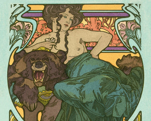 Alphonse Mucha "Documents Decoratifs - Plate 47" (c.1901) - Mabon Gallery