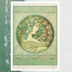 Alphonse Mucha "Ivy" (c.1901) - Mabon Gallery