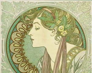 Alphonse Mucha "Laurel" (c.1901) - Mabon Gallery