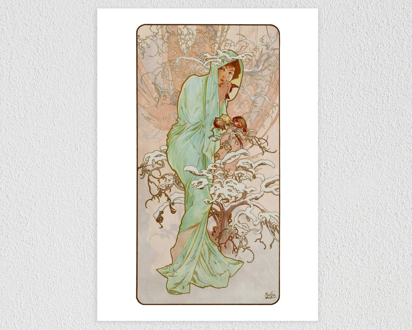 Alphonse Mucha "The Four Seasons" (c.1896) - Set of 4 Prints - Mabon Gallery