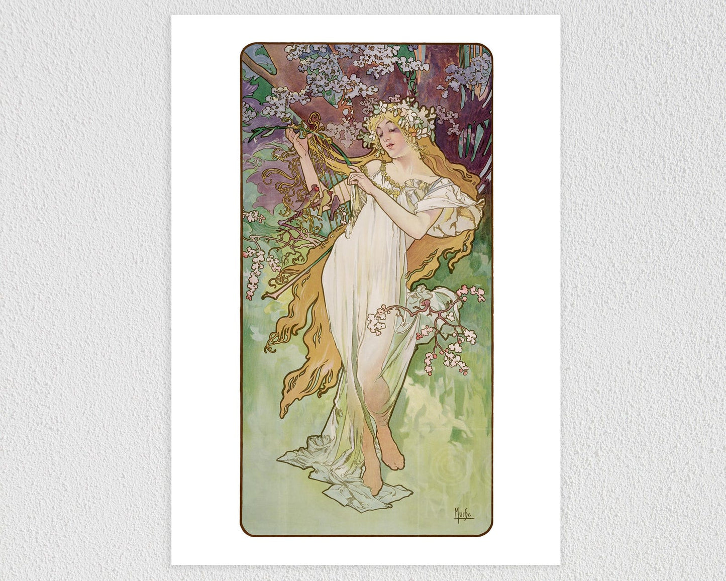 Alphonse Mucha "The Four Seasons" (c.1896) - Set of 4 Prints - Mabon Gallery