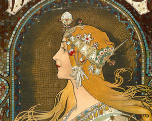 Alphonse Mucha "Whitman's Chocolate and Confections" (c.1920) - Mabon Gallery