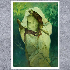 Alphonse Mucha "Young Couple from Rusadla" (c.1918) - Mabon Gallery