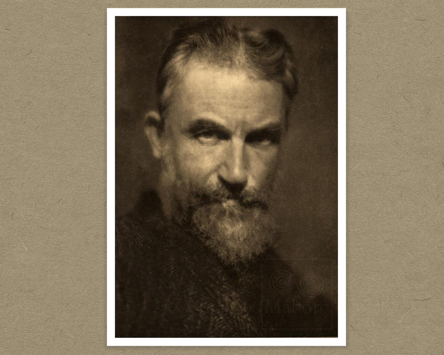 Alvin Langdon Coburn "George Bernard Shaw Portrait" (c.1908) - Mabon Gallery