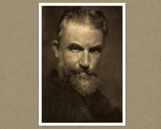 Alvin Langdon Coburn "George Bernard Shaw Portrait" (c.1908) - Mabon Gallery