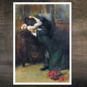 Ambrogio Antonio Alciati "The Kiss" (c.1917) - Mabon Gallery