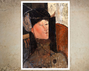 Amedeo Modigliani "Portrait of Béatrice Hastings" (c.1916) - Mabon Gallery