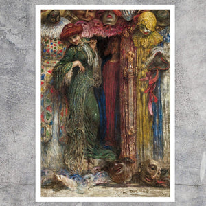 Angelo Dall'Oca Bianca "The Masks (The Politics)" (c.1905) - Mabon Gallery