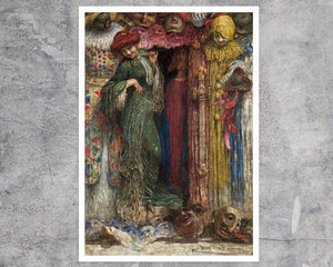 Angelo Dall'Oca Bianca "The Masks (The Politics)" (c.1905) - Mabon Gallery