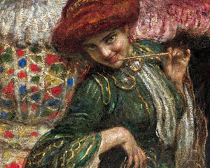 Angelo Dall'Oca Bianca "The Masks (The Politics)" (c.1905) - Mabon Gallery