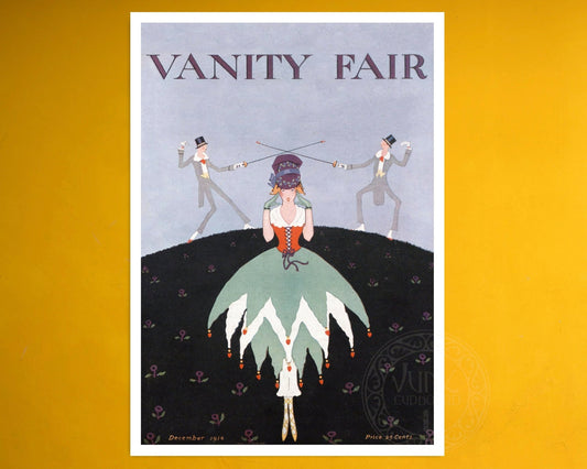 Annie Harriet Fish "December 1916" Vintage Vanity Fair Magazine Cover - Mabon Gallery