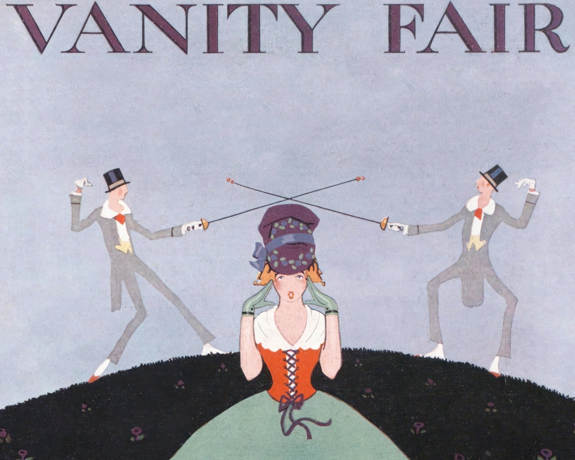 Annie Harriet Fish "December 1916" Vintage Vanity Fair Magazine Cover - Mabon Gallery