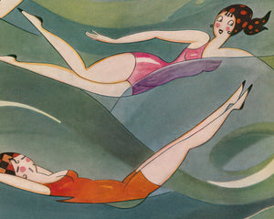 Annie Harriet Fish "February 1924" Vintage Vanity Fair Magazine Cover - Mabon Gallery