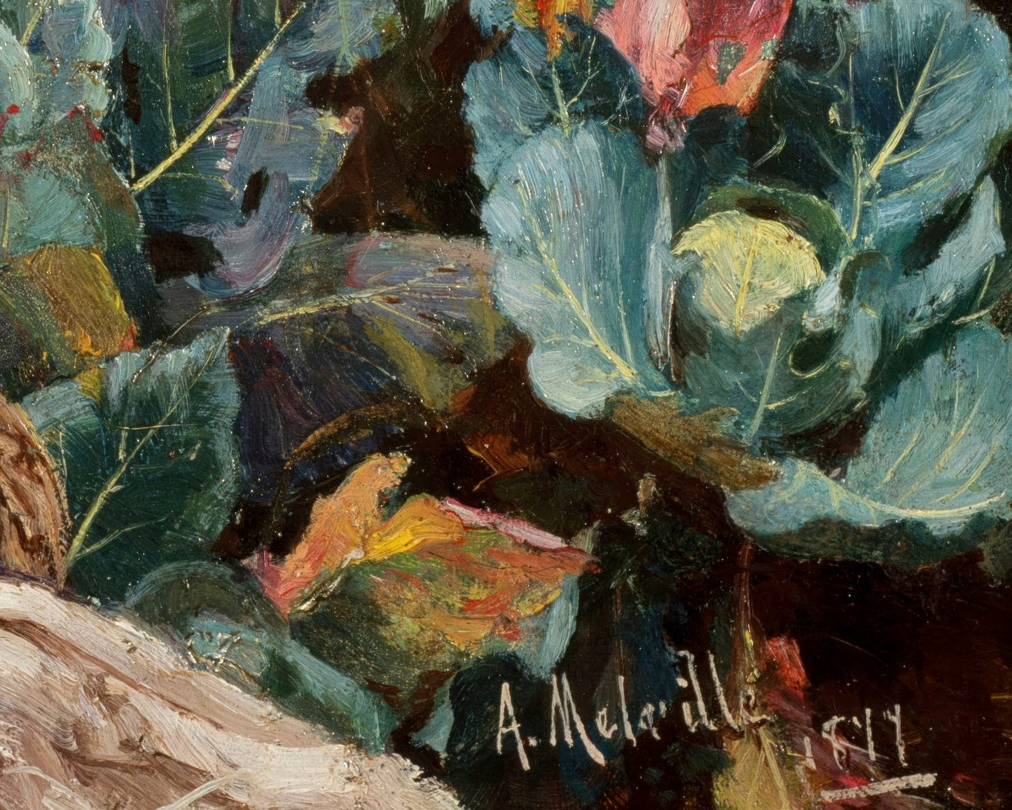 Arthur Melville "A Cabbage Garden" (c.1877) - Mabon Gallery