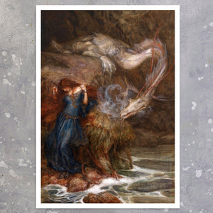 Arthur Rackham "Andromeda" (c.1902) - Mabon Gallery